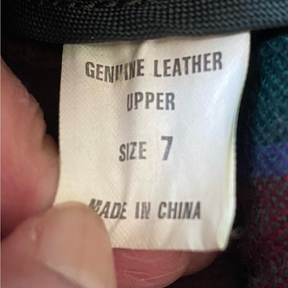 Womens Leather Duck Boots Rubber Size 7 Black Brown Lace up Thermolite Smiths - Picture 9 of 16